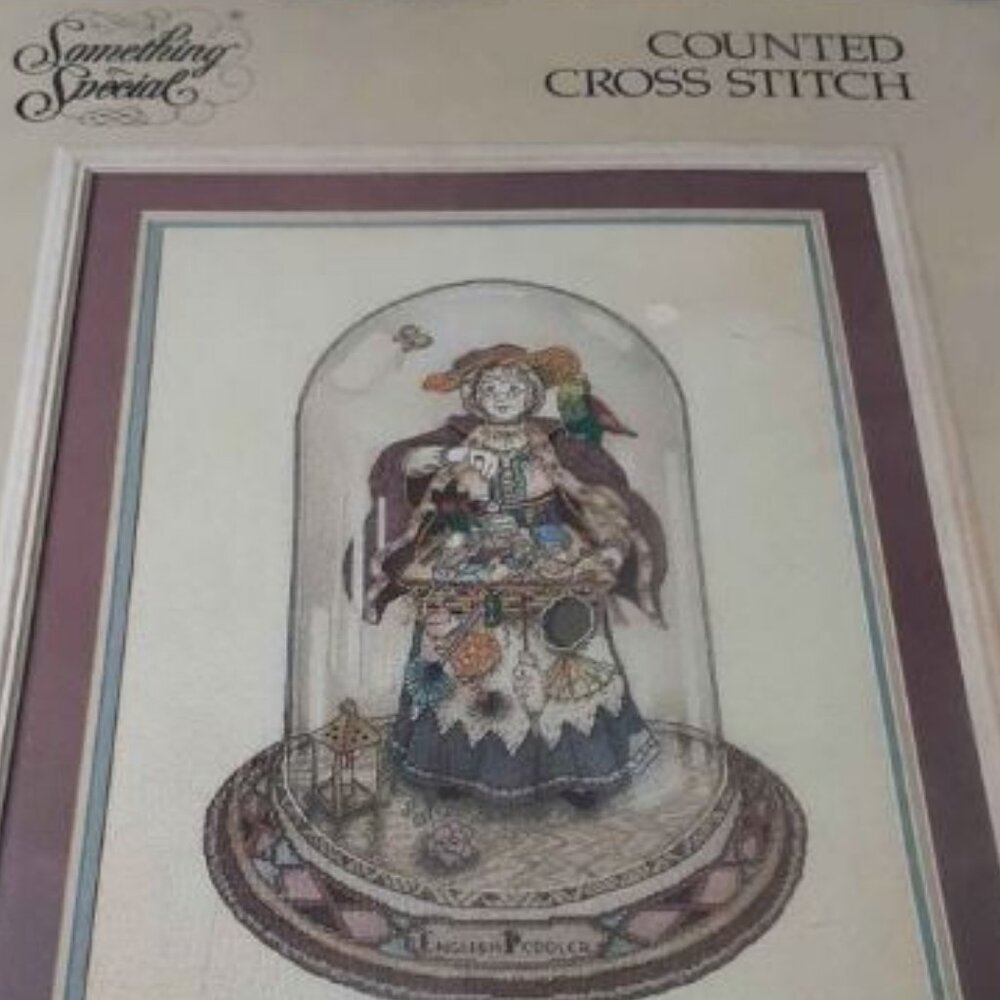 Counted Cross Stitch Kit. English Peddler. New in package